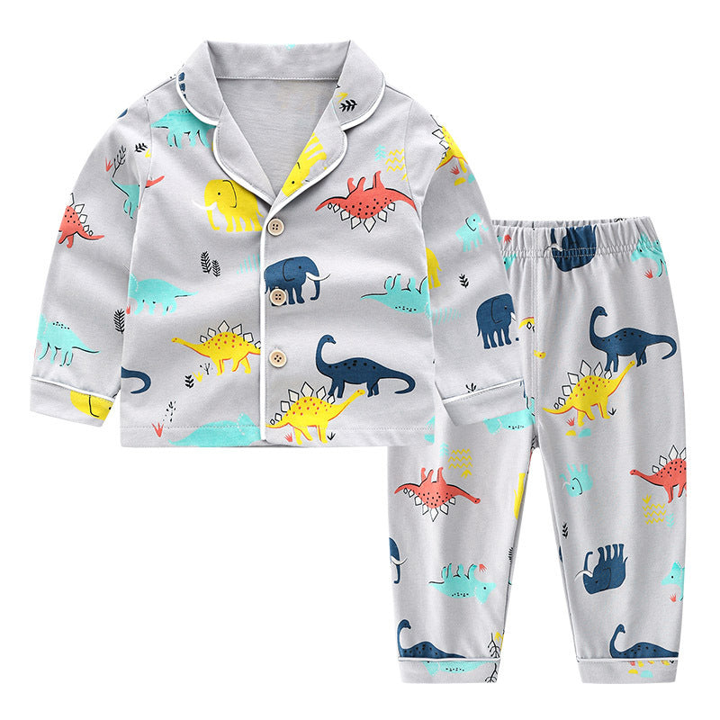 Boys' Fashion Casual Cotton Loungewear Set