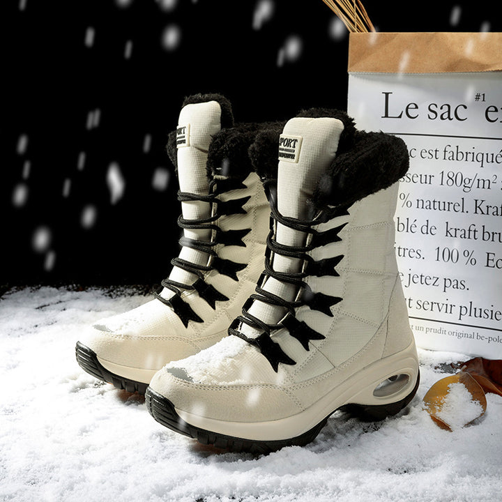 Snowboots Dames Winter Plus Fluwelen Warme Katoenen Schoenen Dikke zolen Outdoor