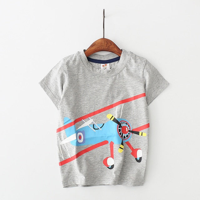 Sommer Baby Drenge T-Shirt Bomuld Kortærmet T-shirt Toppe T-shirts til drenge Børn Overdele Baby børnetøj 2-8 år