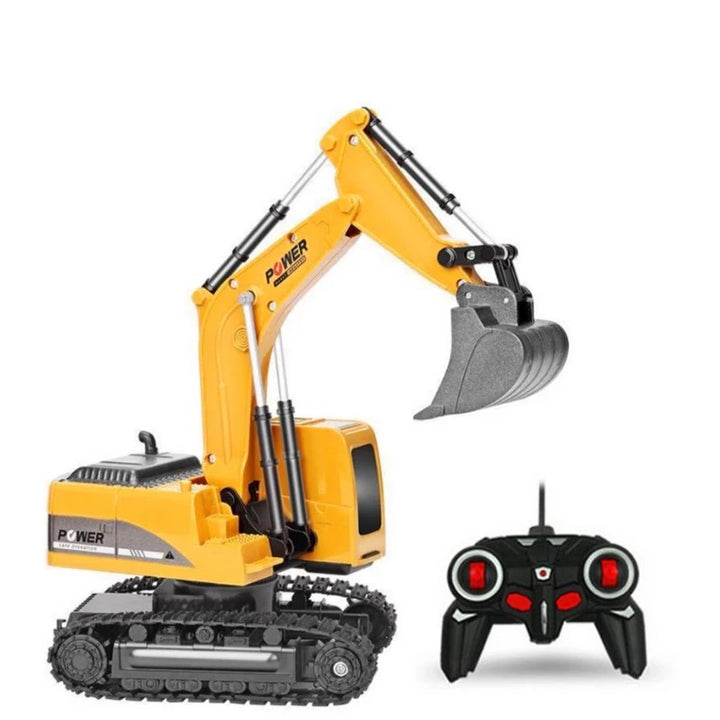 Remote control excavator