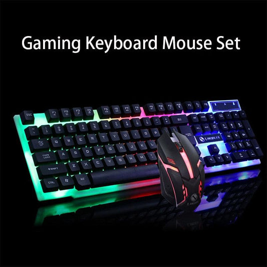 GTX300 Gaming  Keyboard &  Mouse Glowing Set