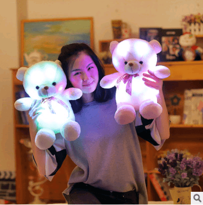 Ours en peluche lumineux pour enfants