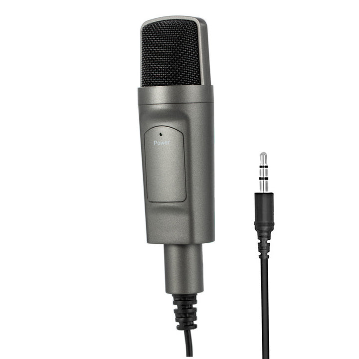 Microphone à condensateur USB, pour ordinateur de bureau, enregistrement en direct, filaire