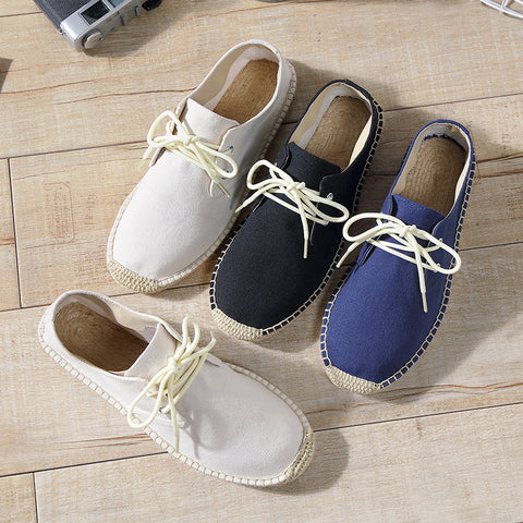 Men's shoes Linen canvas shoes