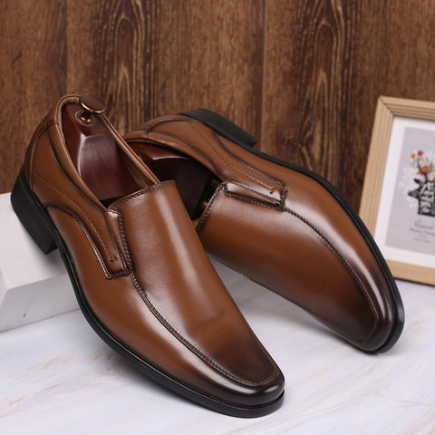 Hand-polished Men's Shoes A Pedal Men's Leather Shoes