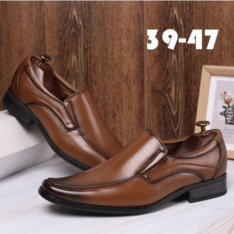 Hand-polished Men's Shoes A Pedal Men's Leather Shoes