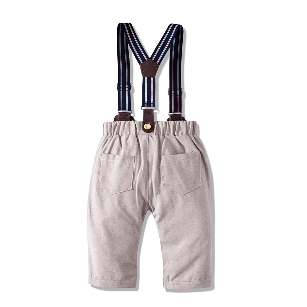 Langærmet Romper Suit, Babytøj, Gentleman's Clothing