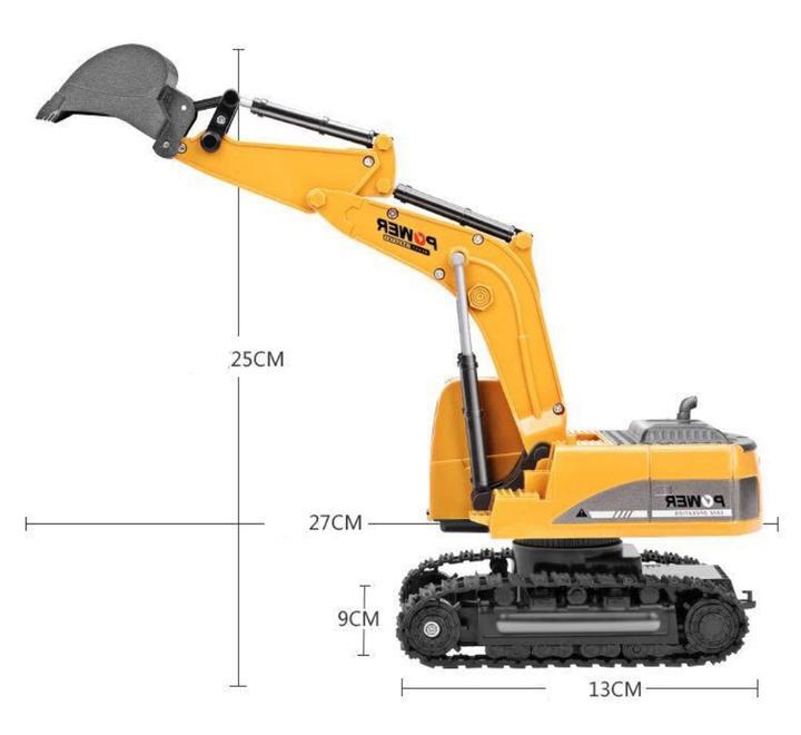 Remote control excavator