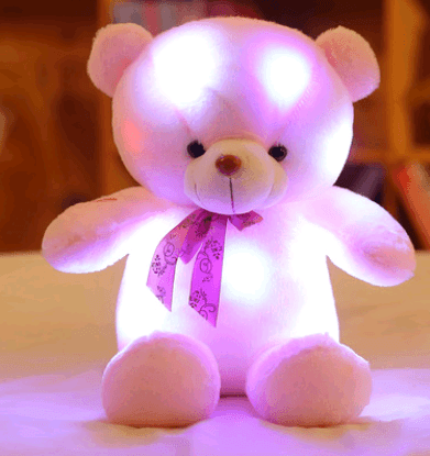 Ours en peluche lumineux pour enfants