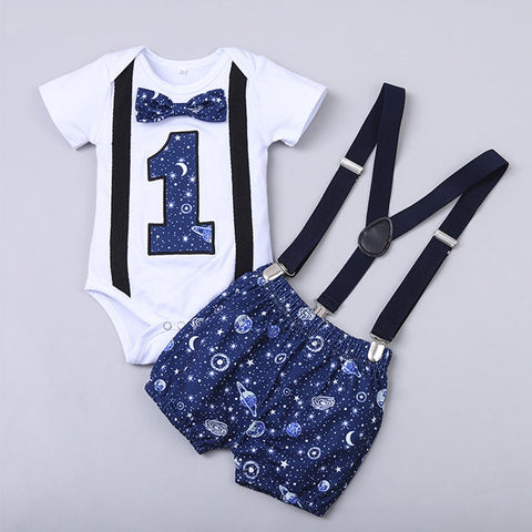 Newborn Baby Boy Clothes 1 Year Birthday Costume Boys