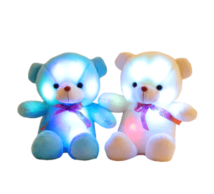 Ours en peluche lumineux pour enfants