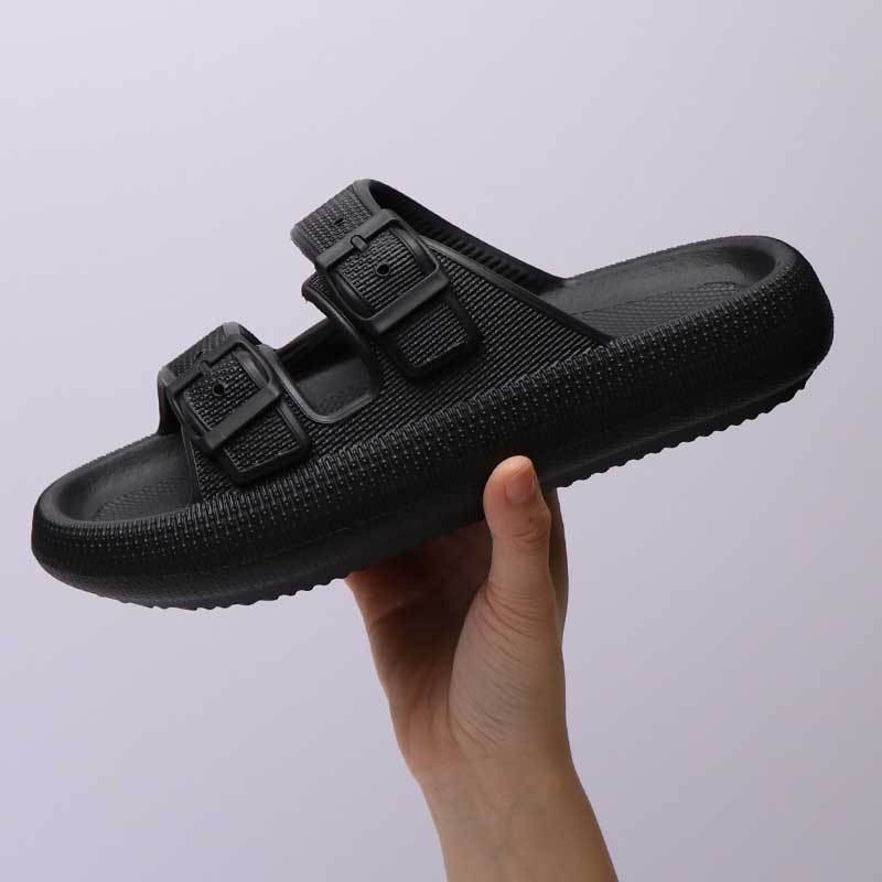 Platformslippers Dames Zomergesp Home Schoenen Mode Outdoorkleding Zachte bodemsandalen