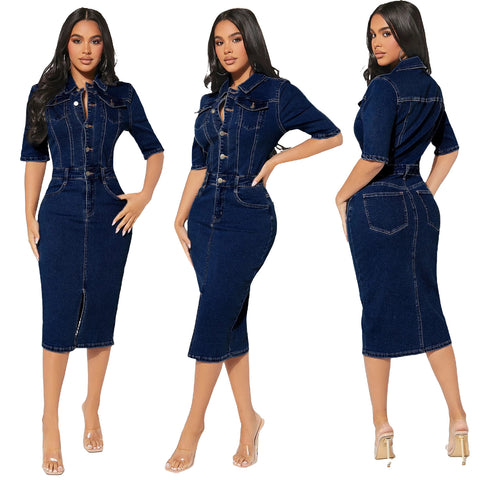 Women's Fashion Denim Dress