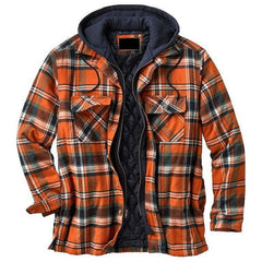 Men's Thickened Cotton-padded Coat Loose Hooded Polyester Jacket
