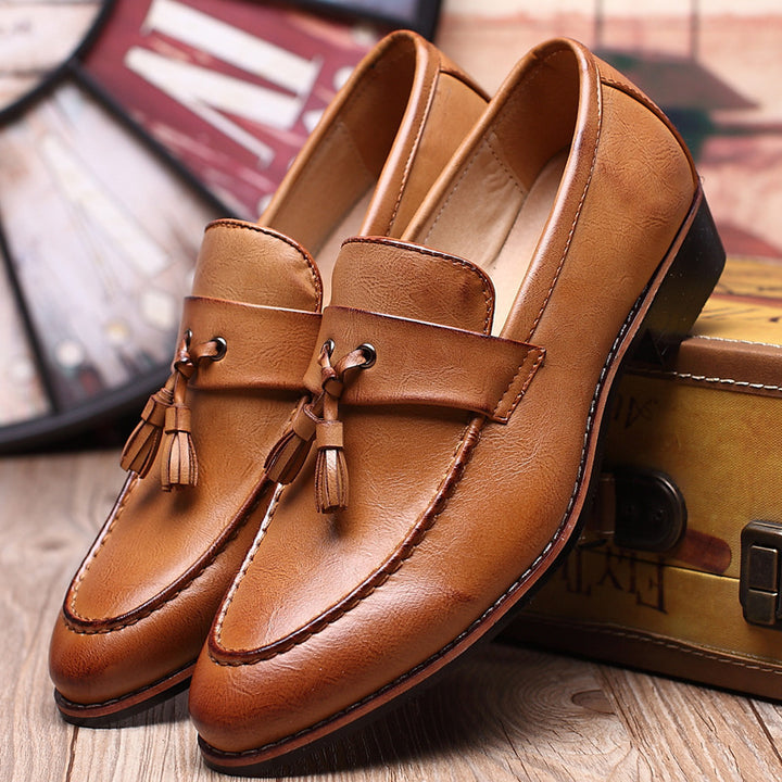 Britiske Retro Slip-on Tassel Loafers Herre Casual