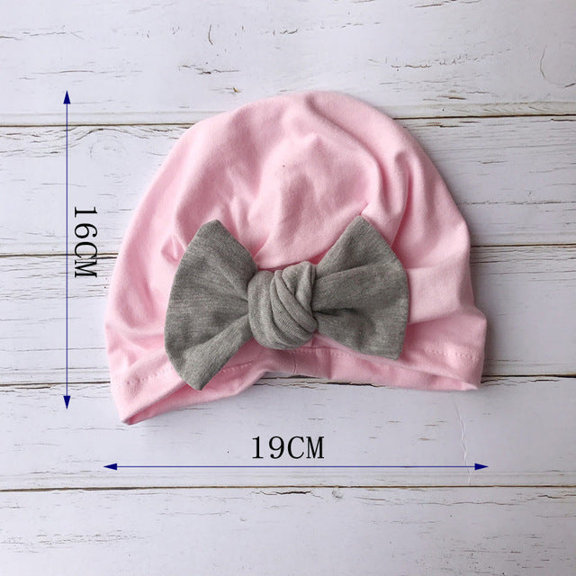 Knot Bow Baby Headbands Toddler Headwraps 6m-18m Baby Turban