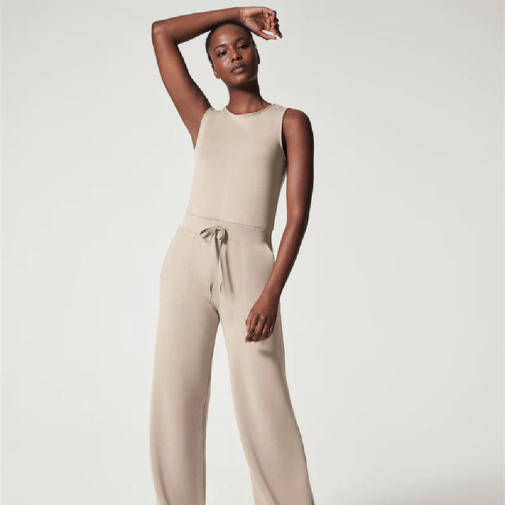 Modieuze dames jumpsuit met veters