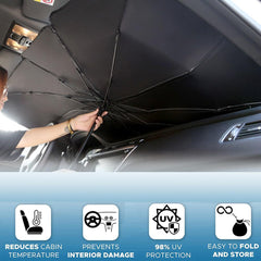 Foldable Car Windshield Umbrella  UV Sunshade