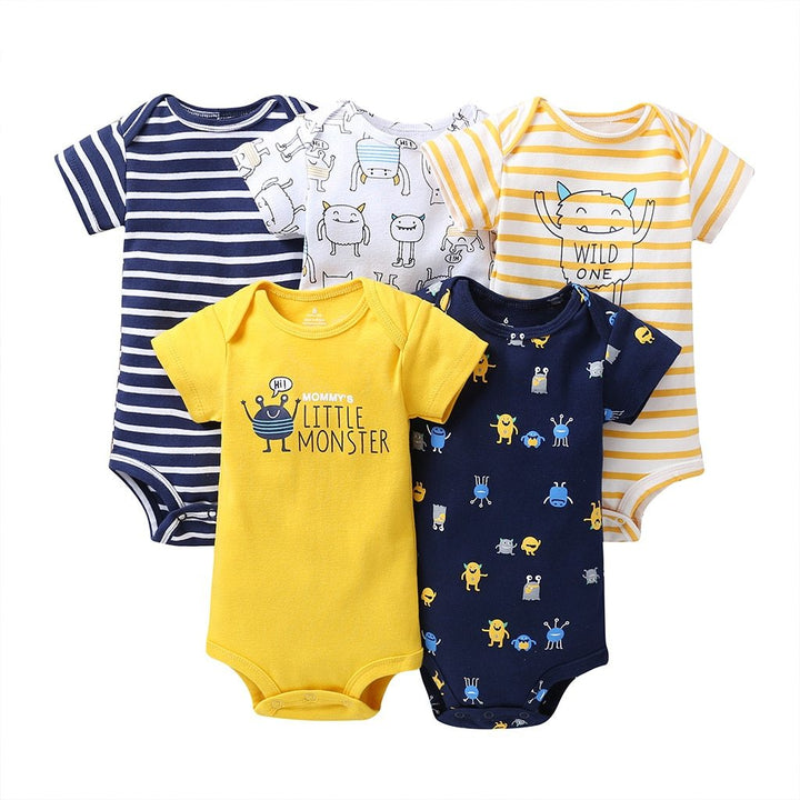 Baby Boy Assorterede Onesie Sæt