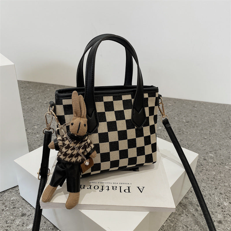 Fashion Houndstooth Shoulder Bags