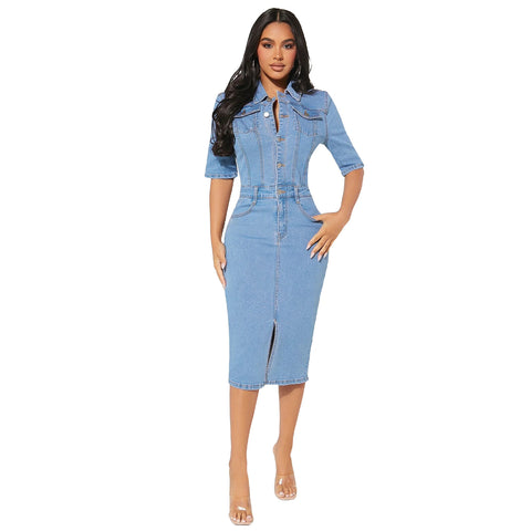 Women's Fashion Denim Dress