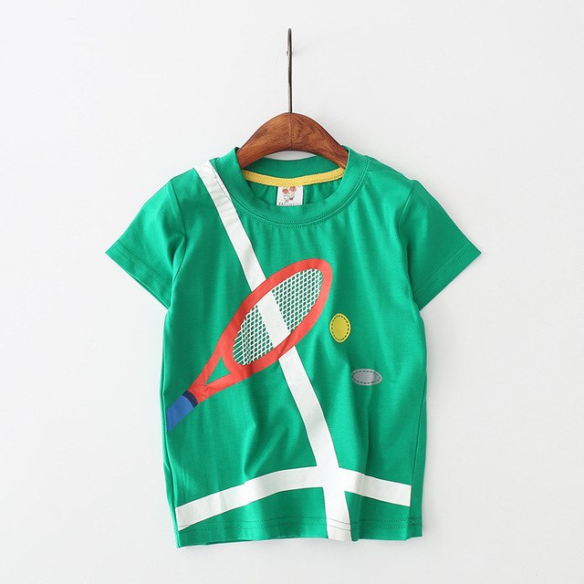 Sommer Baby Drenge T-Shirt Bomuld Kortærmet T-shirt Toppe T-shirts til drenge Børn Overdele Baby børnetøj 2-8 år