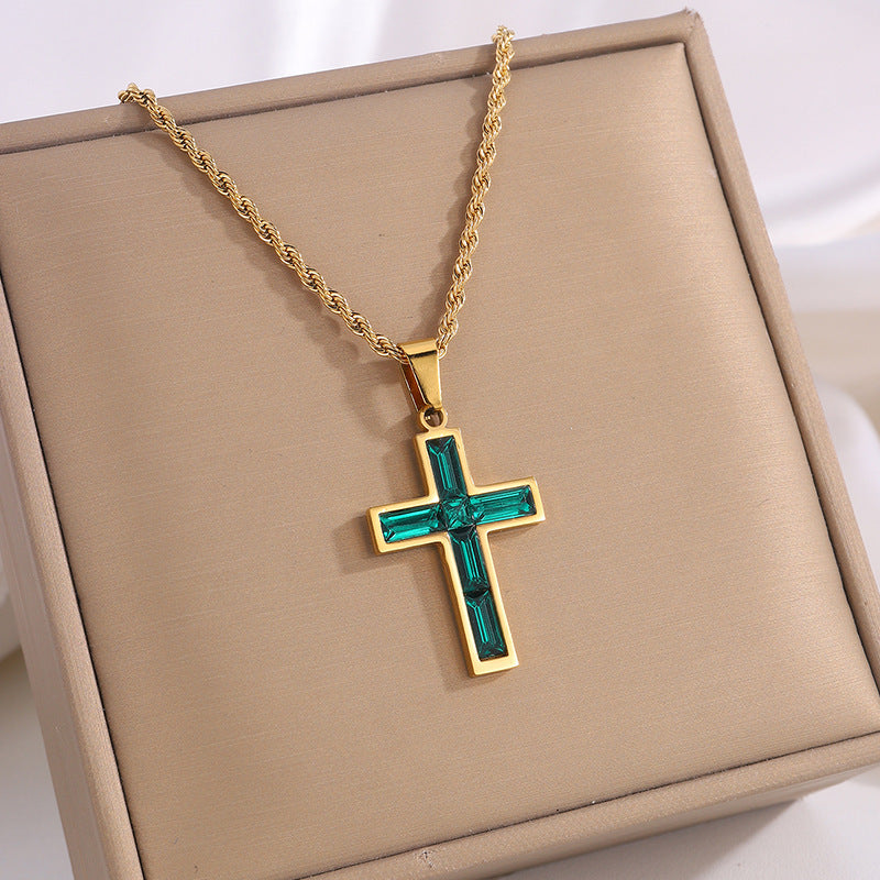 Diamond Cross Necklace