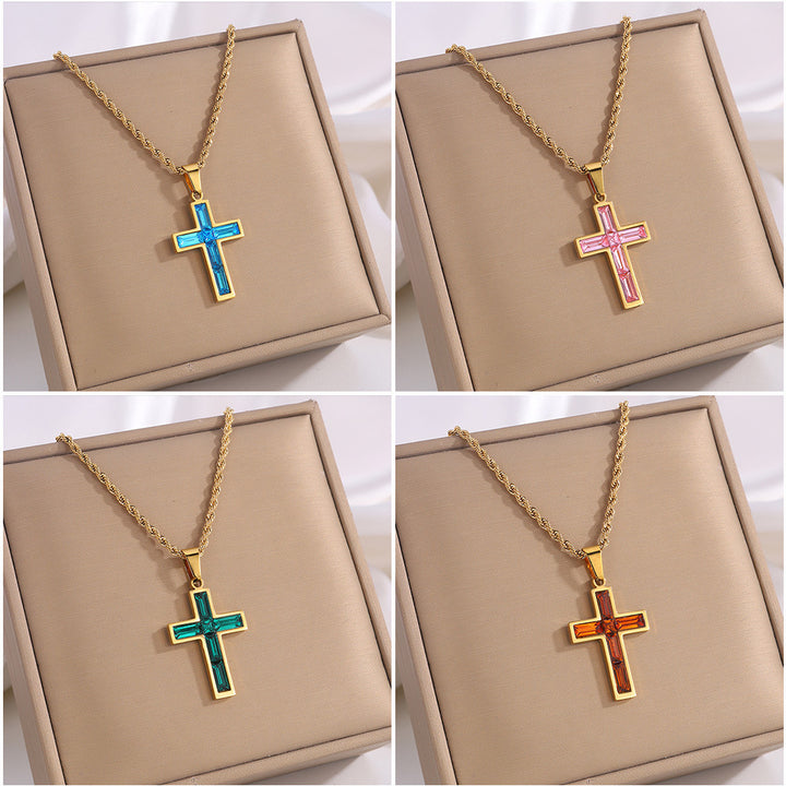 Diamond Cross Necklace