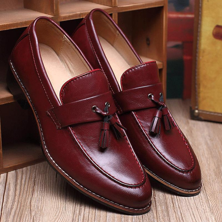 Britiske Retro Slip-on Tassel Loafers Herre Casual