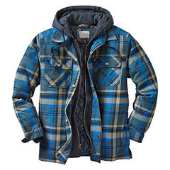 Men's Thickened Cotton-padded Coat Loose Hooded Polyester Jacket