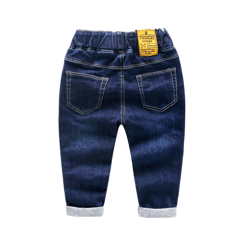 Pantalon en jean enfant petite et moyenne taille