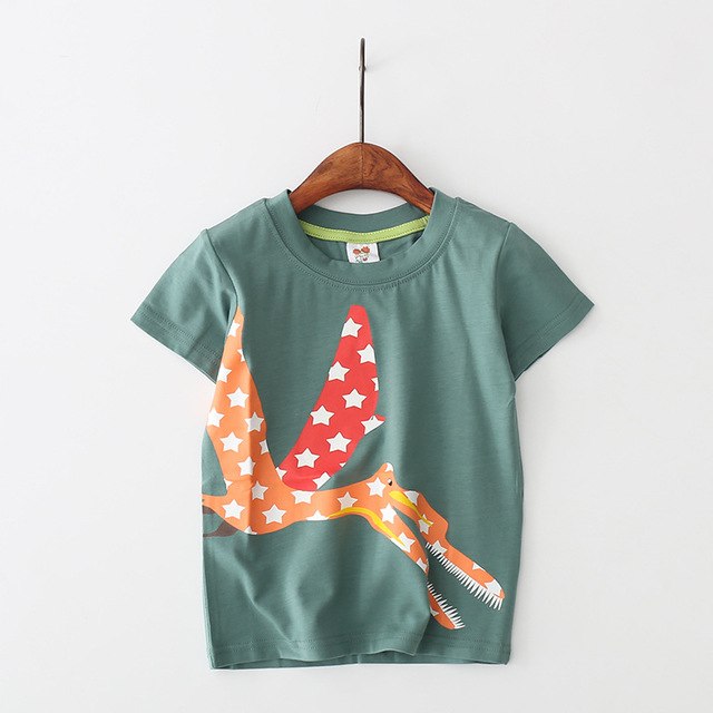 Sommer Baby Drenge T-Shirt Bomuld Kortærmet T-shirt Toppe T-shirts til drenge Børn Overdele Baby børnetøj 2-8 år