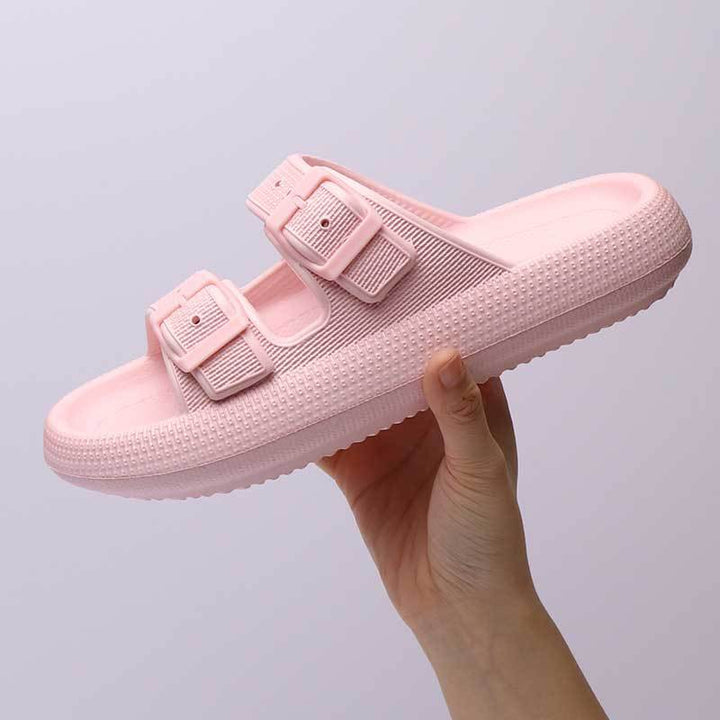 Platformslippers Dames Zomergesp Home Schoenen Mode Outdoorkleding Zachte bodemsandalen