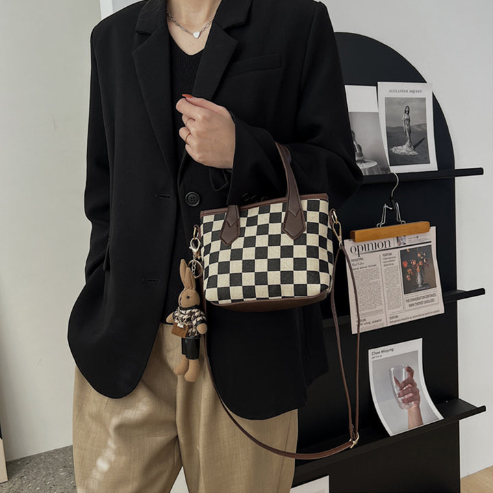 Fashion Houndstooth Shoulder Bags