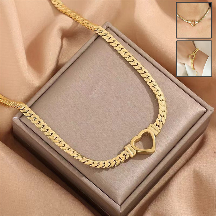 Love Chain Necklace Bracelet For Women