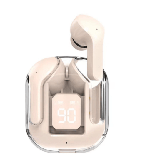 New Mini Transparent Bluetooth Earbuds with ENC Noise Reduction