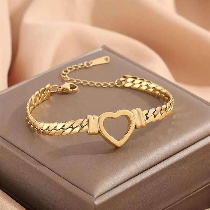 Love Chain Necklace Bracelet For Women