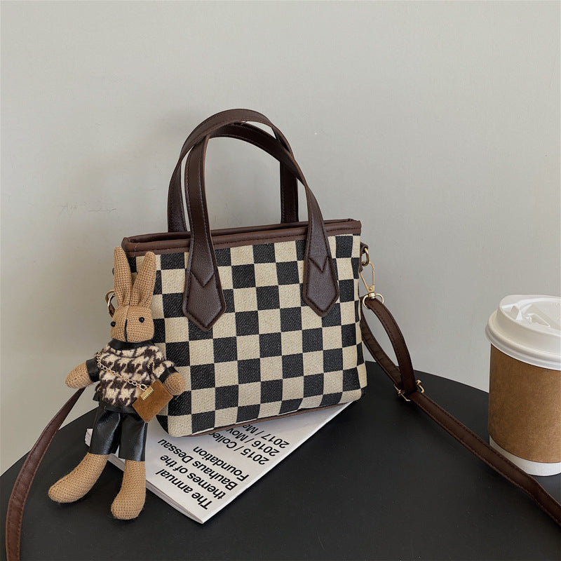 Fashion Houndstooth Shoulder Bags