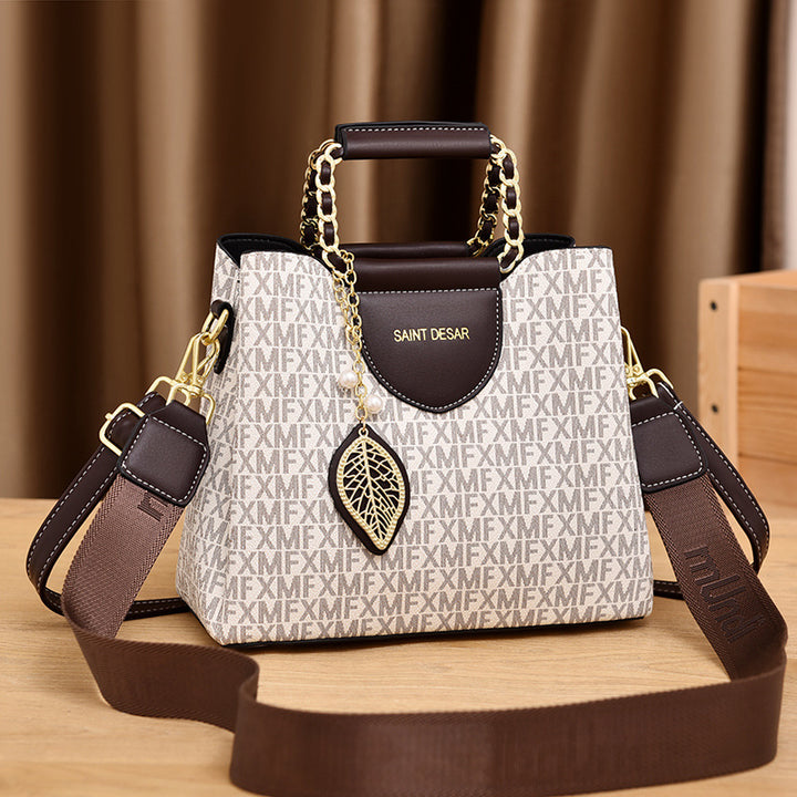 Women's Vintage Fashion Print Handbag