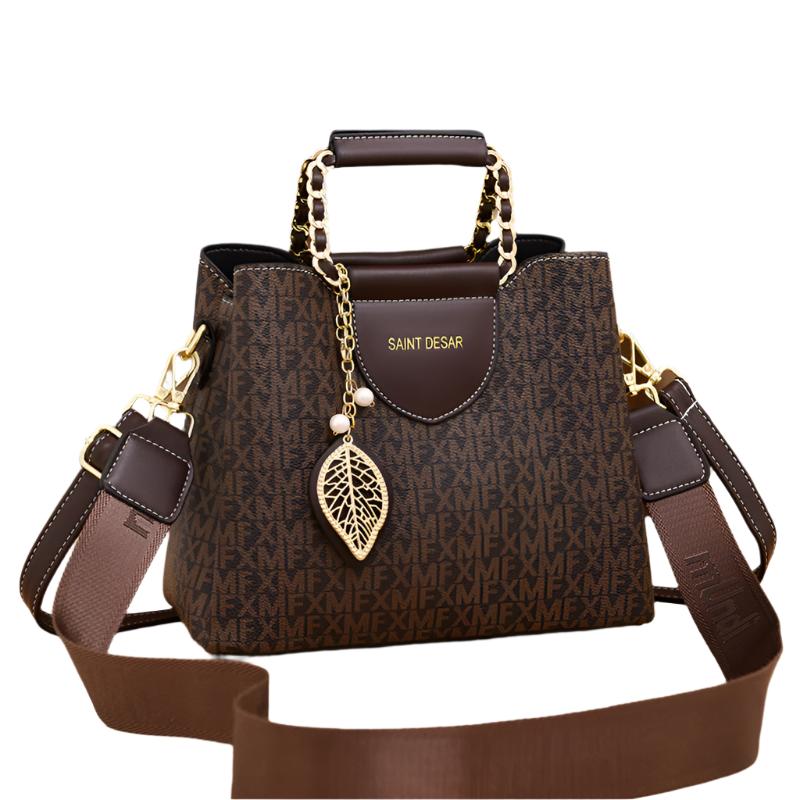 Women's Vintage Fashion Print Handbag