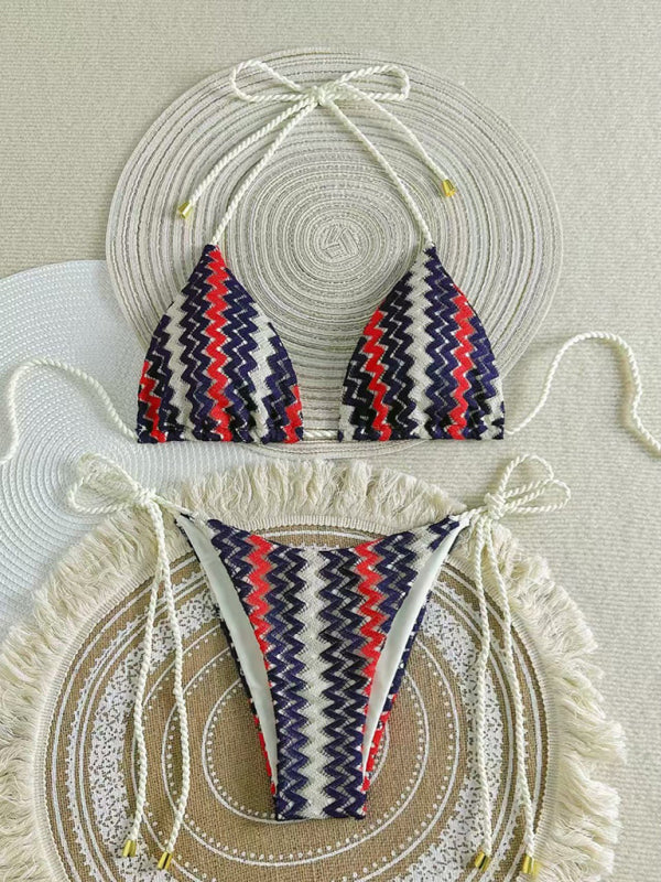 Sexy Knitted String Bikini