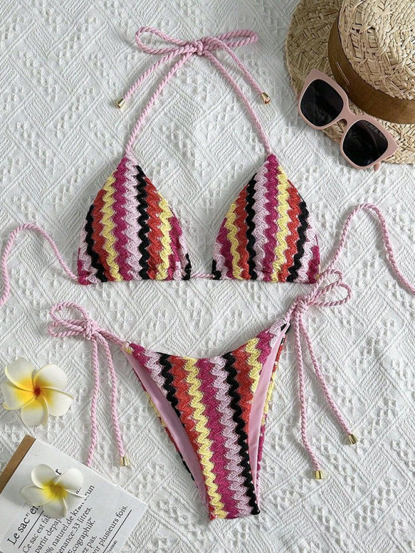 Sexy Knitted String Bikini