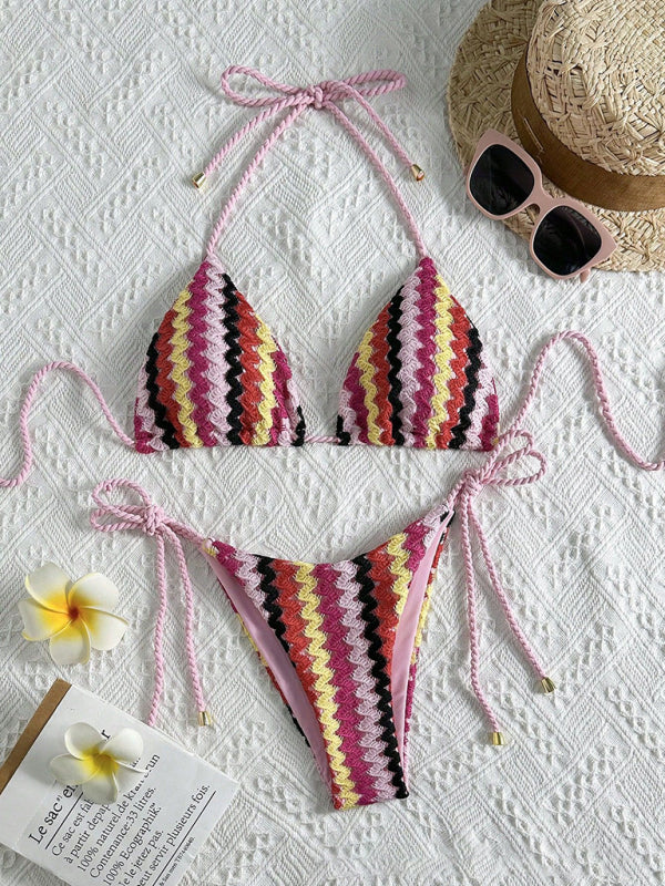 Sexy Knitted String Bikini