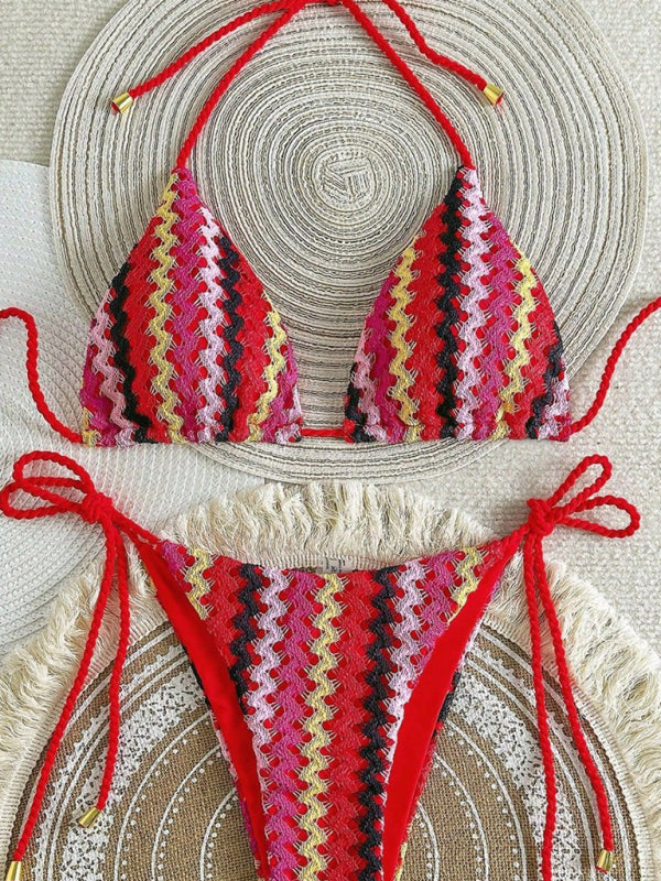 Sexy Knitted String Bikini