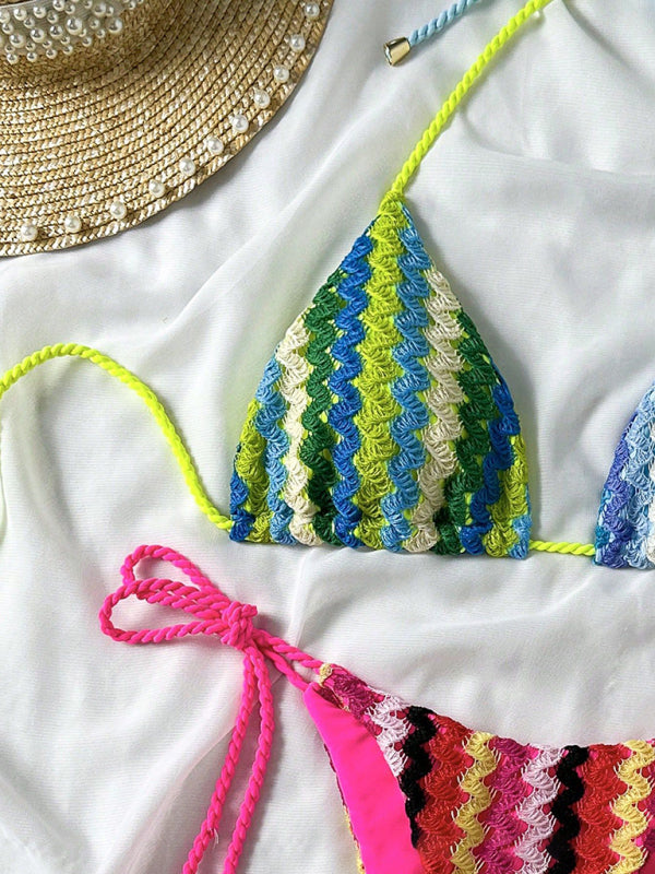 Sexy Knitted String Bikini