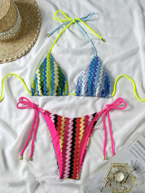 Sexy Knitted String Bikini