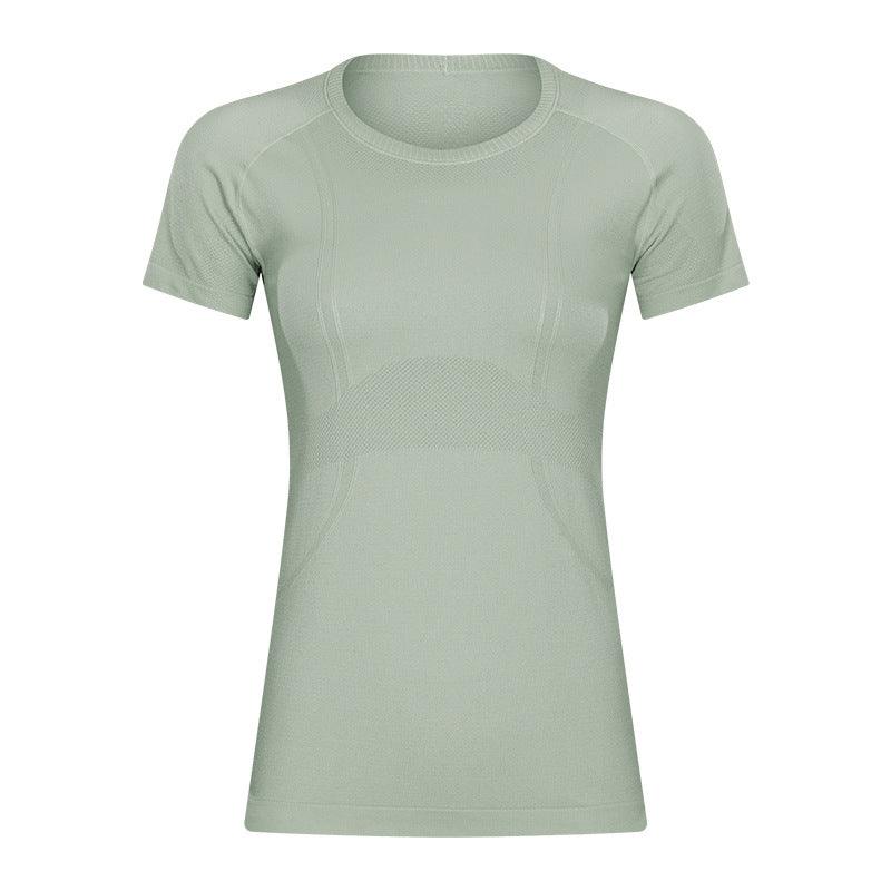 Sports Fitness Clothing Ladies Quick-Drying Fitness T-Shirt Running Fitness Short Sleeve Tights Sexy Breathable