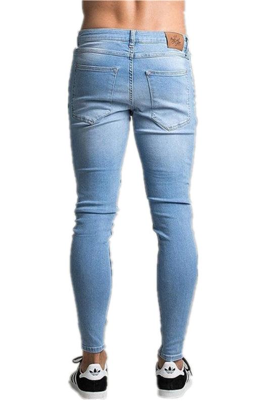 Lange jeans med tynd pasform til mænd