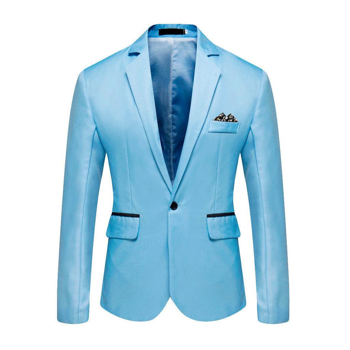 Blazer pour hommes élégant décontracté solide Blazer affaires fête de mariage vêtements d'extérieur manteau costume hauts hommes haute qualité manteau Blazer