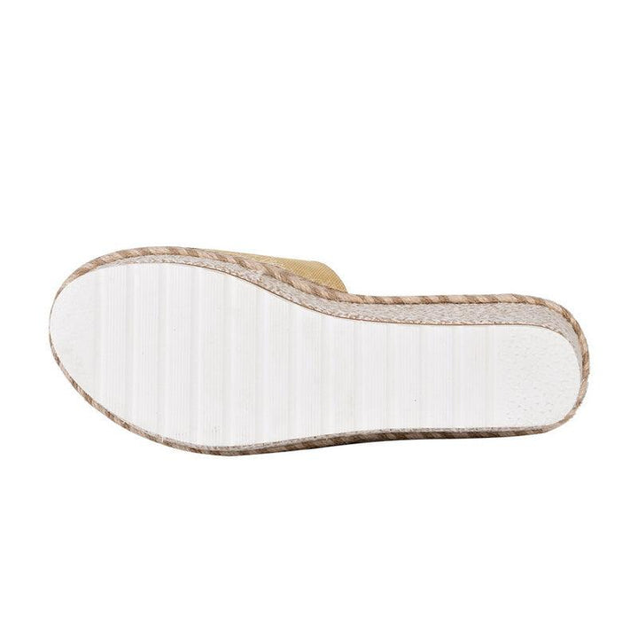 Fashion-sandalen met sleehak voor dames